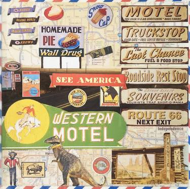 Print of Fine Art Travel Collage by Victoria Blewer