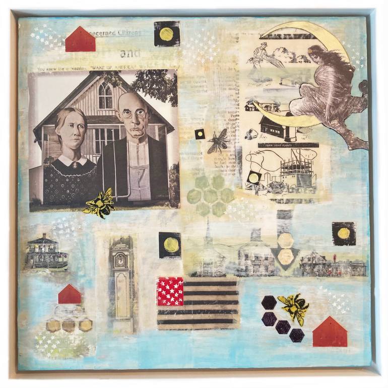 Original Other Pop Culture/Celebrity Collage by Victoria Blewer