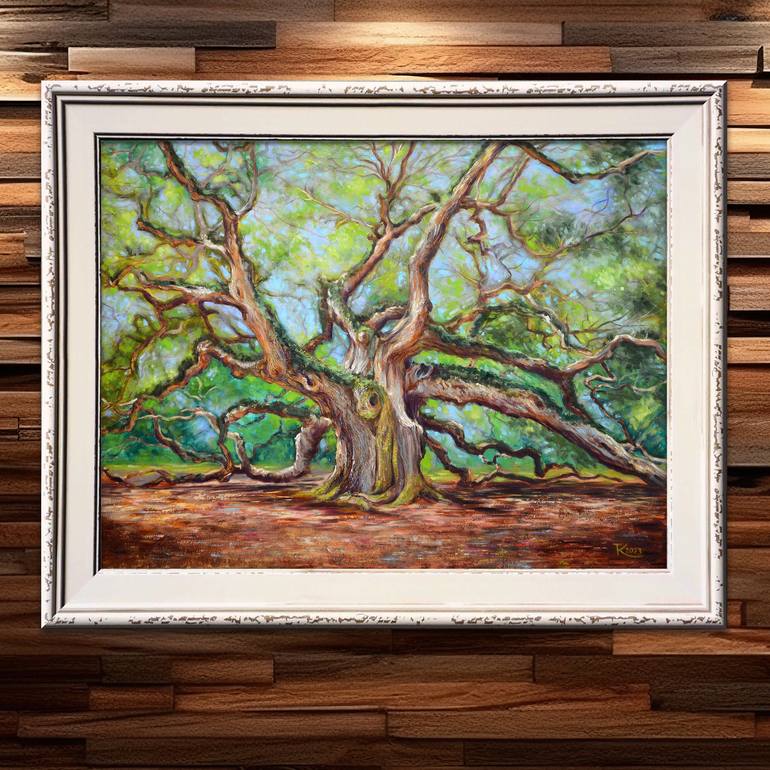 Original Contemporary Nature Painting by Tetiana Kuchmii