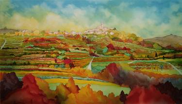 Original Landscape Paintings by Marin BEROVIC