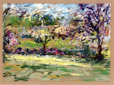 Original Impressionism Landscape Drawings by Thierry Machuron