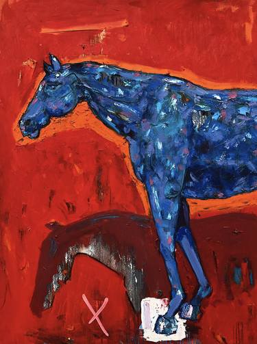 Print of Abstract Horse Paintings by Les Panchyshyn Artist