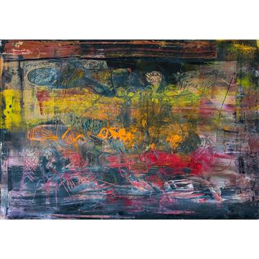 Original Conceptual Abstract Painting by Abe Mashinsky