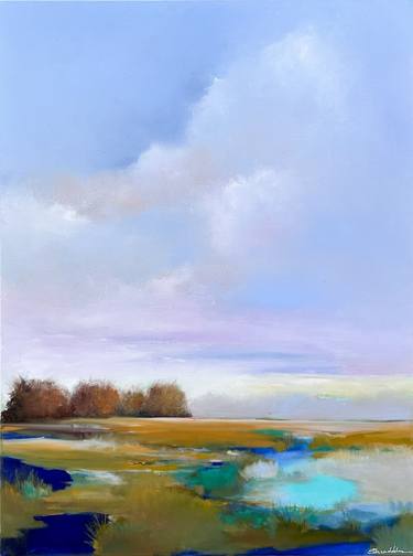 Original Abstract Landscape Paintings by Shraddha Dharia