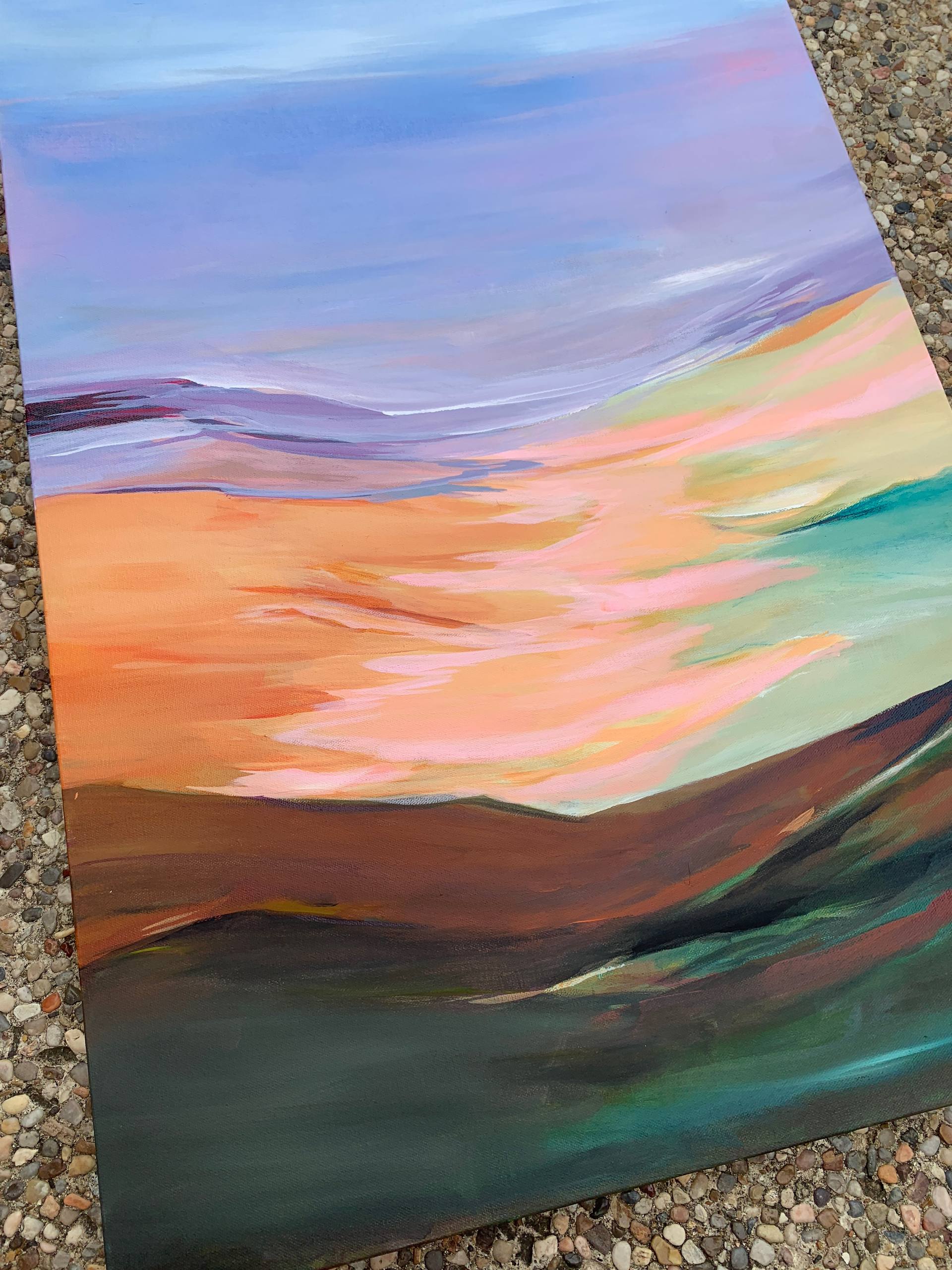 She takes me dreaming Painting by Shraddha Dharia | Saatchi Art