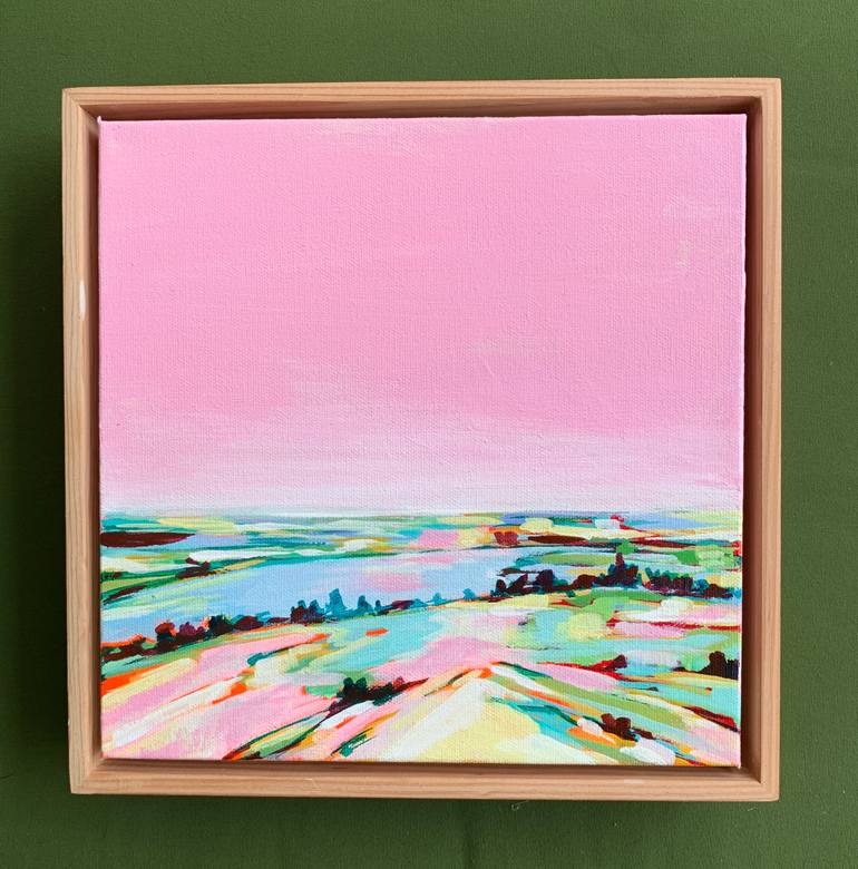 Original Abstract Expressionism Landscape Painting by Shraddha Dharia