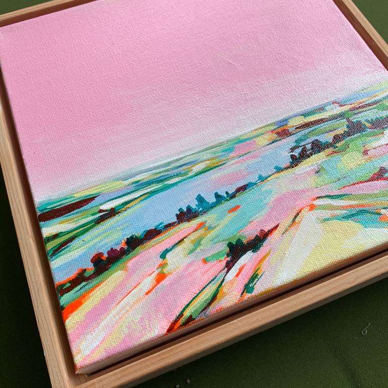 Original Abstract Expressionism Landscape Painting by Shraddha Dharia