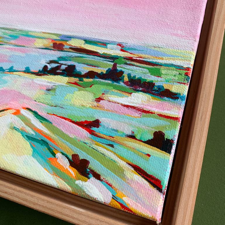 Original Abstract Expressionism Landscape Painting by Shraddha Dharia