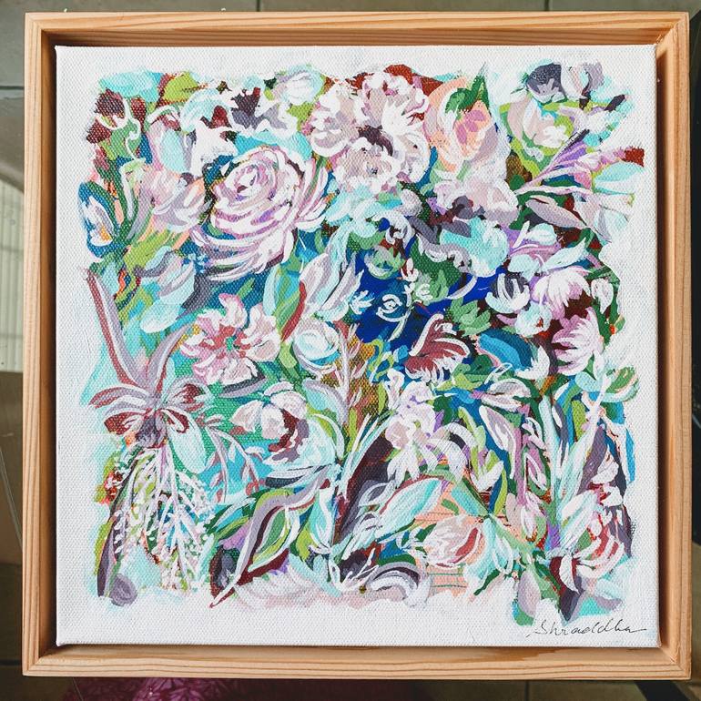 Original Fine Art Floral Painting by Shraddha Dharia