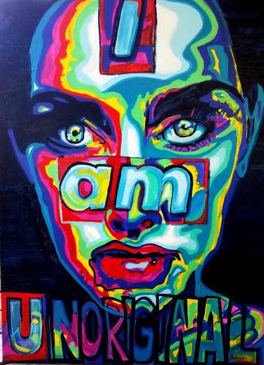 Original Graffiti Painting by Jessica Mavros