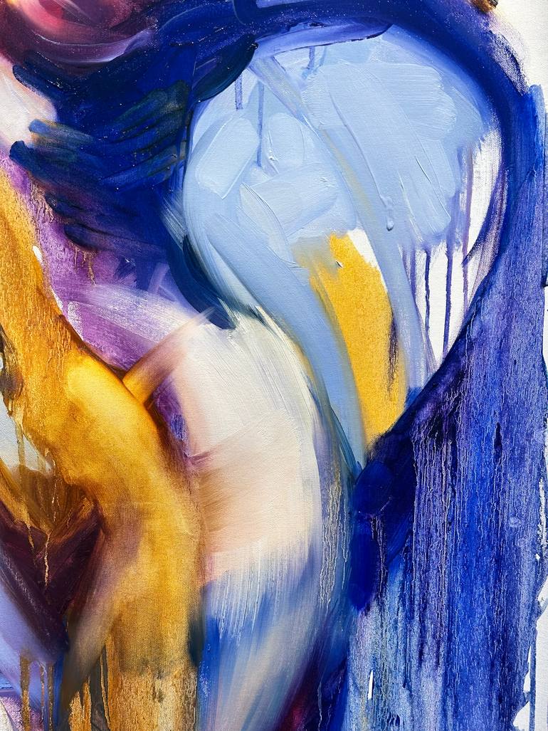 Original Figurative Body Painting by Krystyna Khvostyk