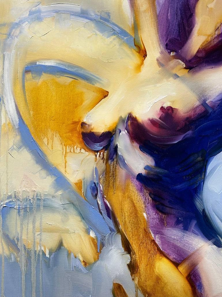 Original Figurative Body Painting by Krystyna Khvostyk