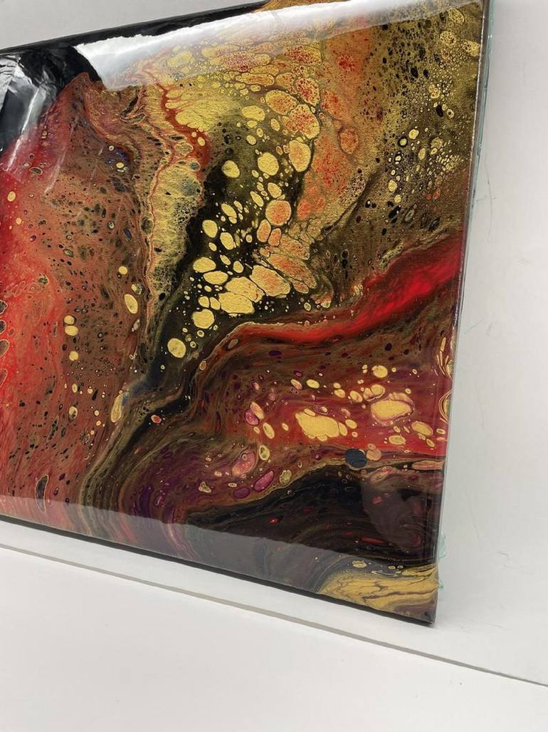 Original Minimalism Abstract Painting by Fluid L