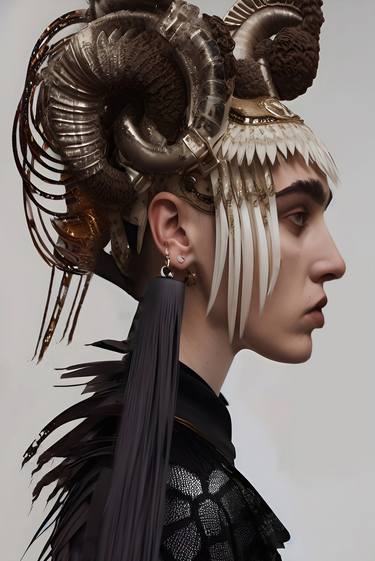Original Contemporary People Digital by Alfred  Stoll