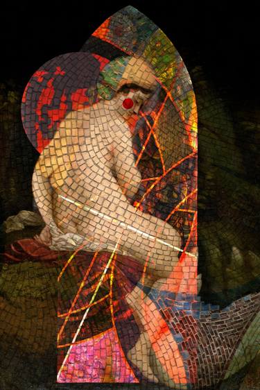 Original Figurative World Culture Mixed Media by Alfred Stoll