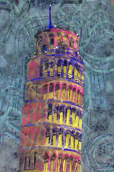 Tower of Pisa (The original artwork + NFT and AR-effect) thumb
