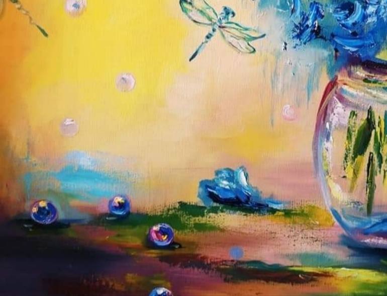 Original Impressionism Fantasy Painting by Oksana Trygub