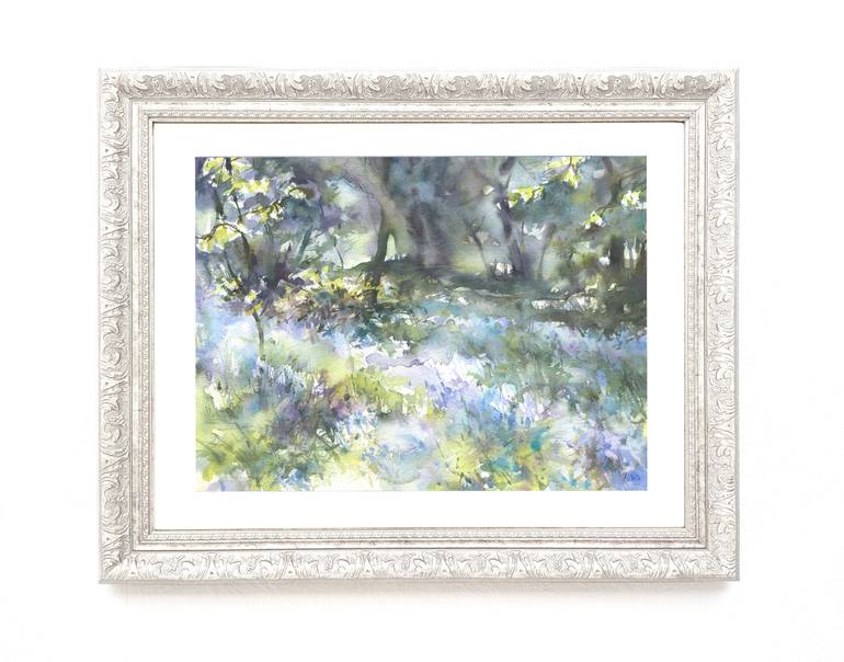 Original Expressionism Nature Painting by Merite Watercolour