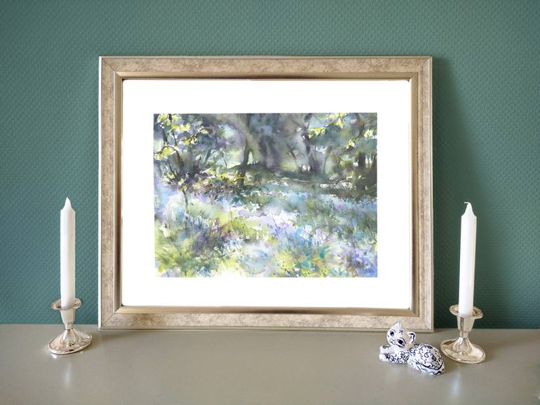 Original Expressionism Nature Painting by Merite Watercolour
