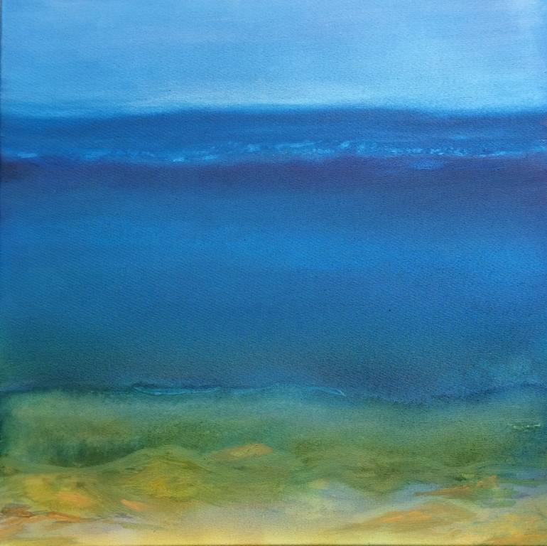 BlueWater Painting by Renate Kirchhof | Saatchi Art