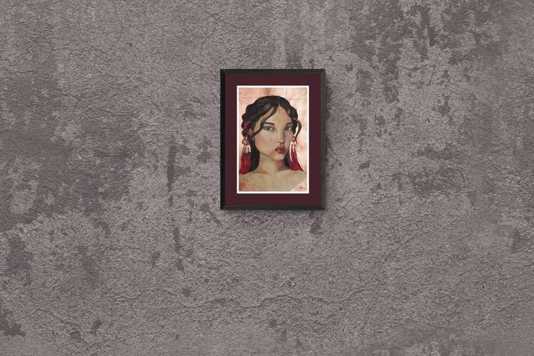 Original Illustration People Painting by Sabina Aghasiyeva