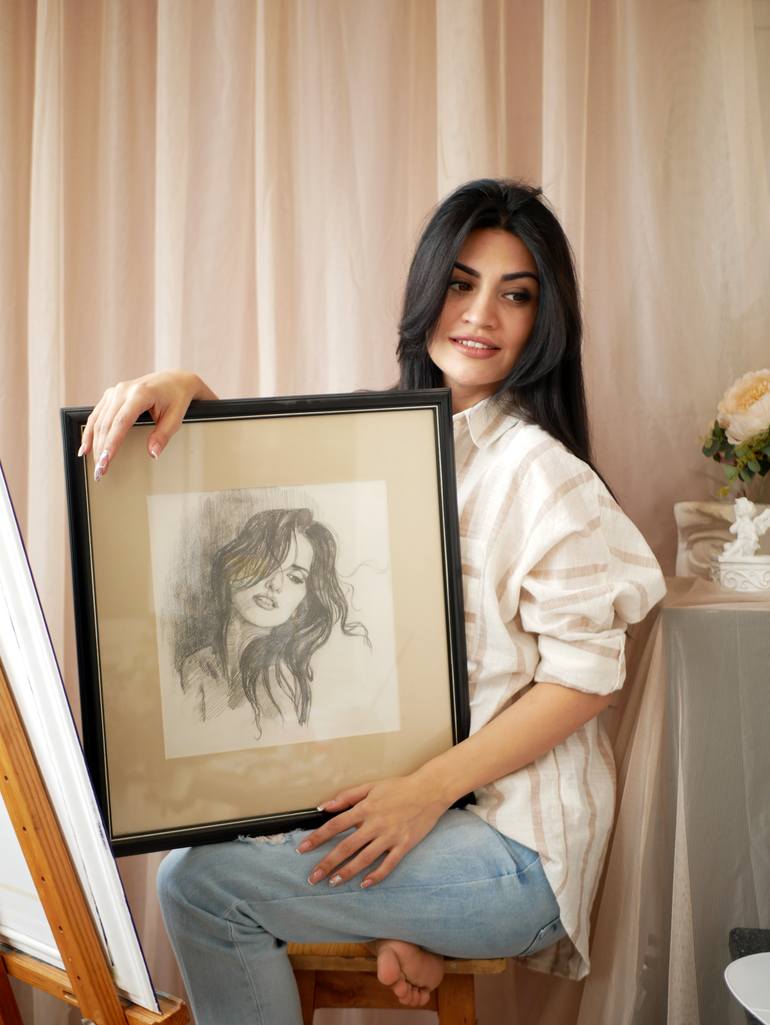 Original Other People Painting by Sabina Aghasiyeva