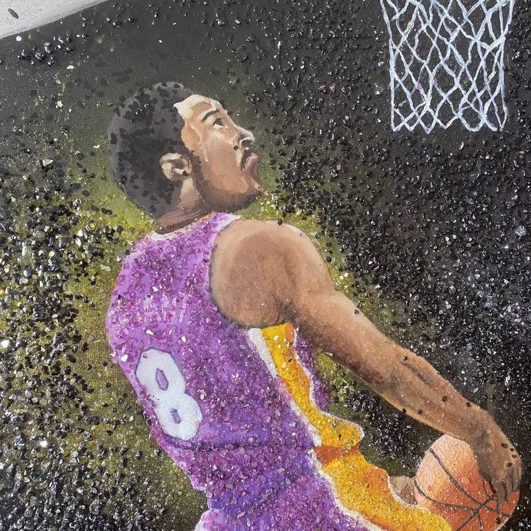 Kobe Bryant 8-24 Painting by Fabi Stenzel