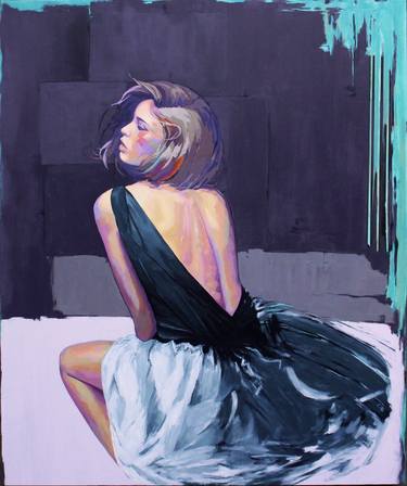 Original Figurative Women Paintings by Sepi Borhani