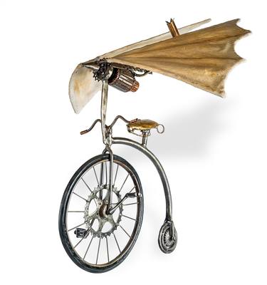 Original Conceptual Bicycle Sculpture by Anton Bouwer