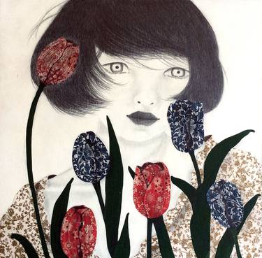 Original Women Mixed Media by Marzia Roversi