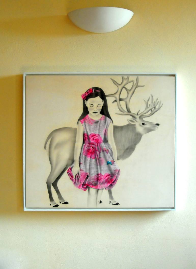 Original Children Drawing by Marzia Roversi