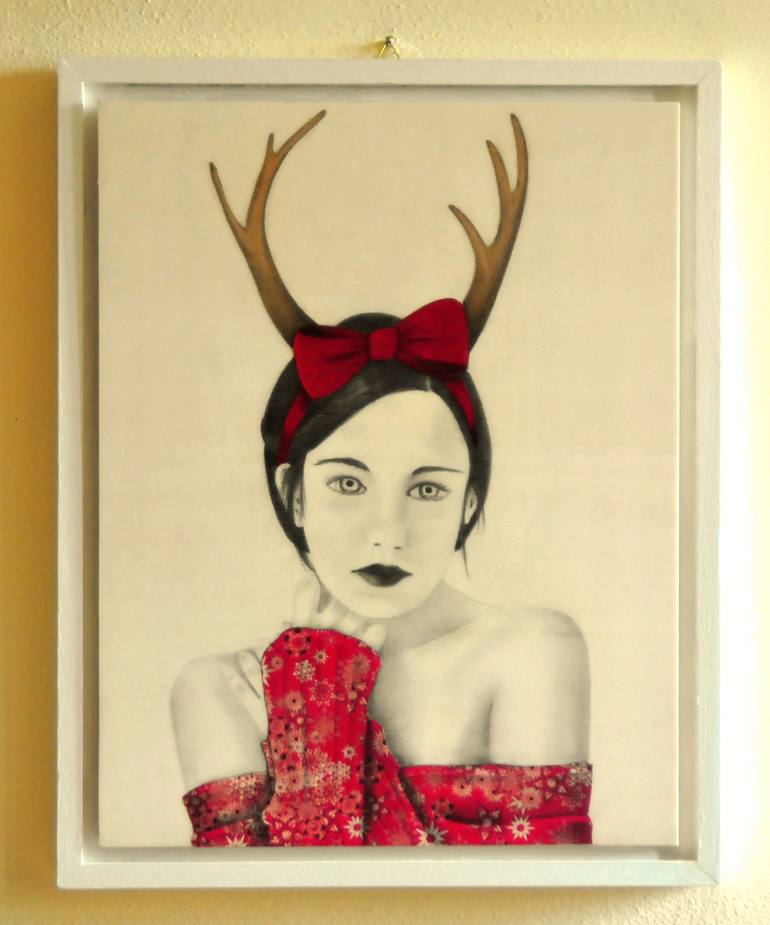 Original Women Drawing by Marzia Roversi