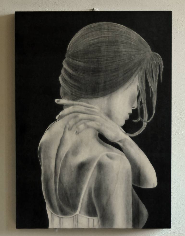 Original Figurative Women Drawing by Marzia Roversi