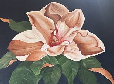 Original Art Deco Floral Paintings by YASHLEEN WARAICH Sapphire Studio Art