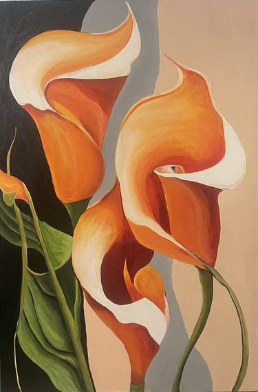 Print of Conceptual Floral Paintings by YASHLEEN WARAICH Sapphire Studio Art
