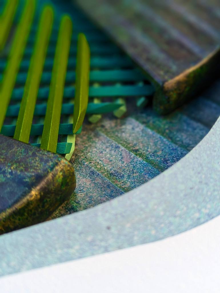 Original Geometric Abstract Sculpture by Paul Brady Studio