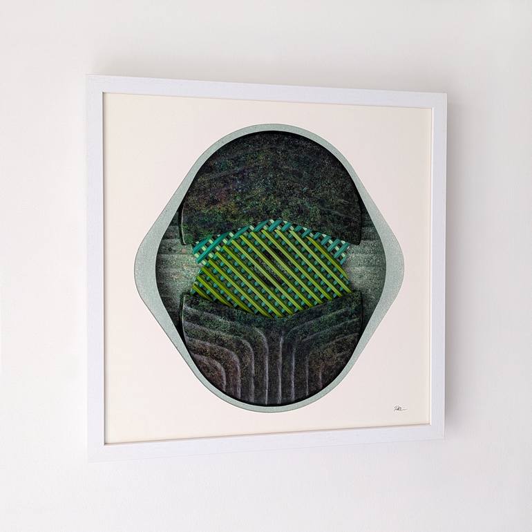 Original Geometric Abstract Sculpture by Paul Brady Studio