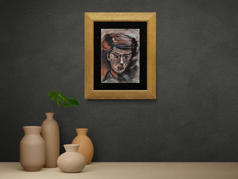 Original Contemporary People Drawing by Cornelia Ilie