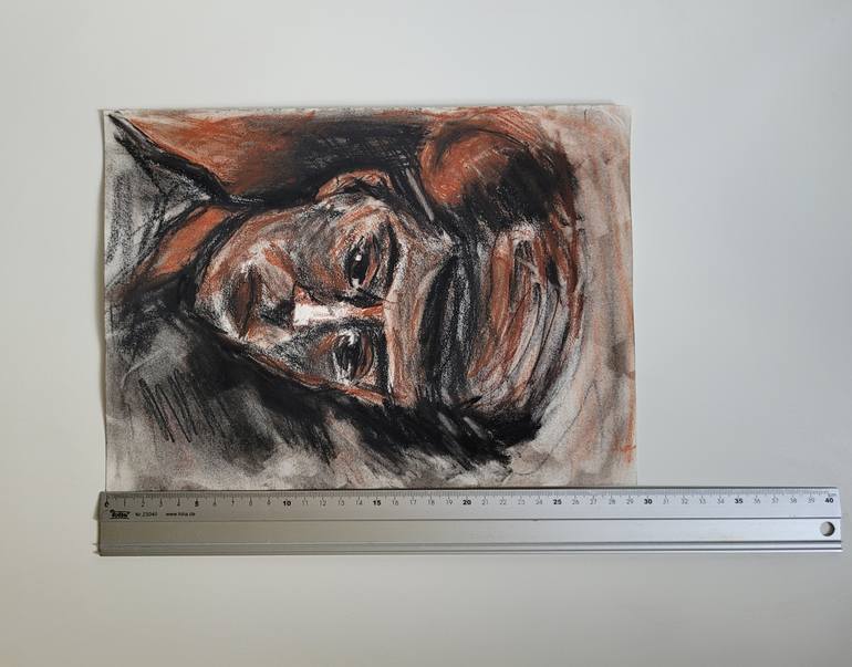 Original Contemporary People Drawing by Cornelia Ilie