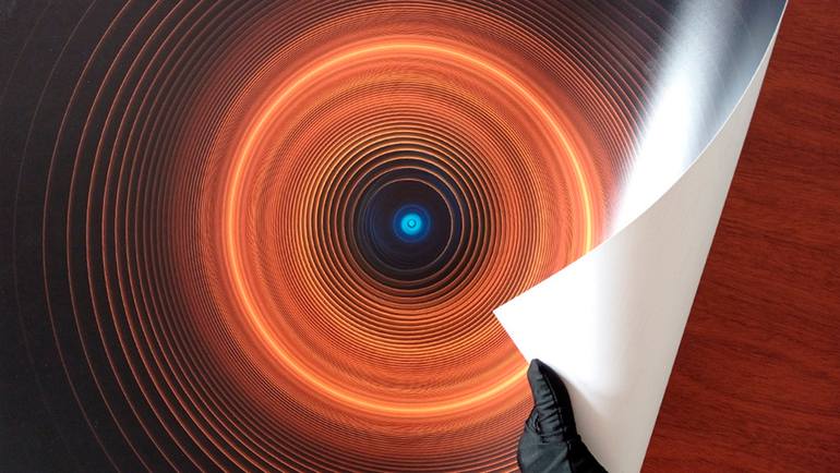 Original Abstract Geometric Printmaking by Manu Martín
