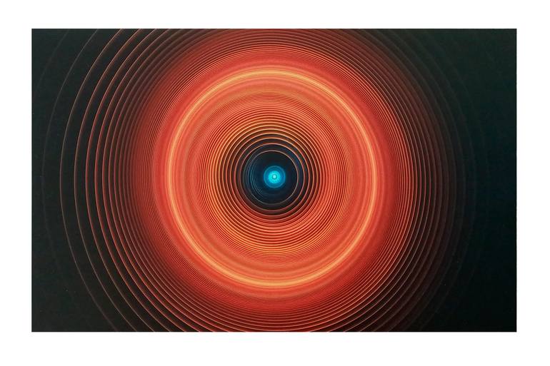 Original Abstract Geometric Printmaking by Manu Martín