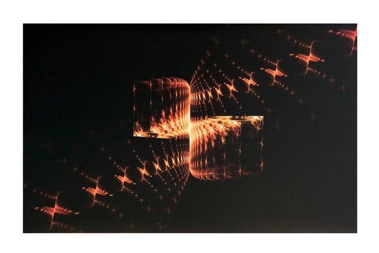 Original Abstract Geometric Digital by Manu Martín
