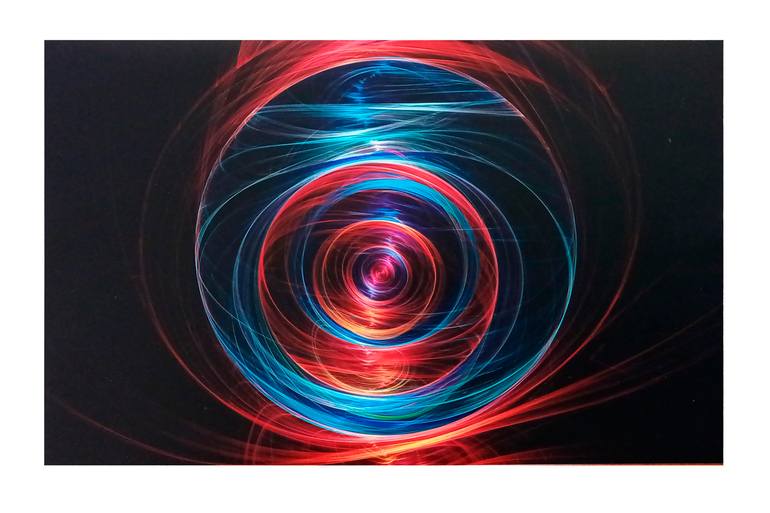 Original Abstract Geometric Digital by Manu Martín