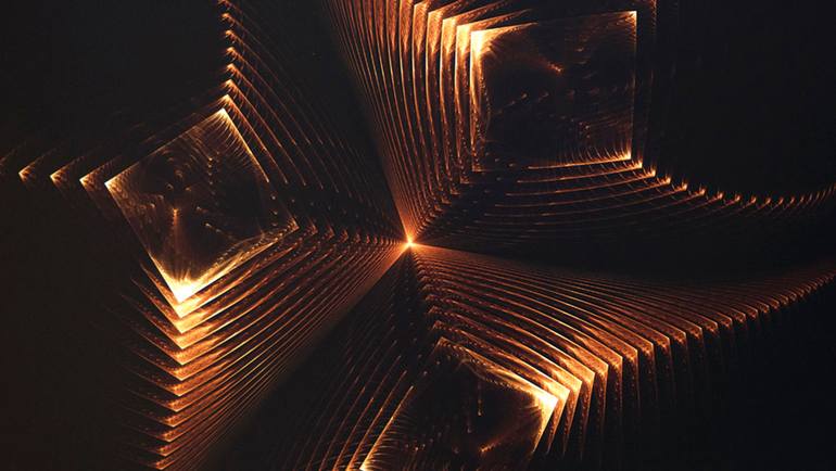 Original Abstract Geometric Digital by Manu Martín