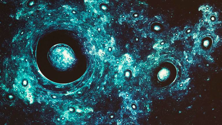 Original Abstract Geometric Digital by Manu Martín