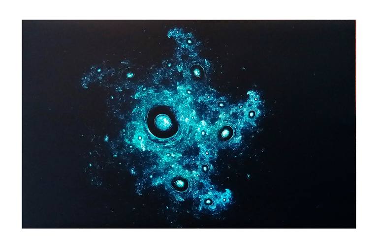 Original Abstract Geometric Digital by Manu Martín