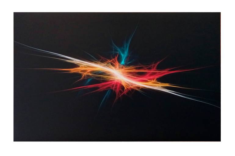 Original Abstract Geometric Digital by Manu Martín