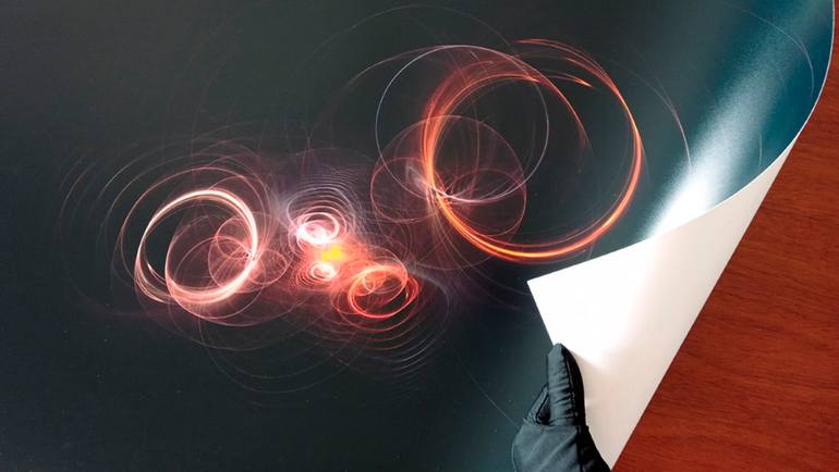 Original Abstract Geometric Digital by Manu Martín