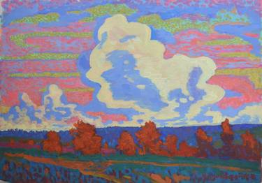 Print of Impressionism Landscape Paintings by Mykola Kozlovskyi