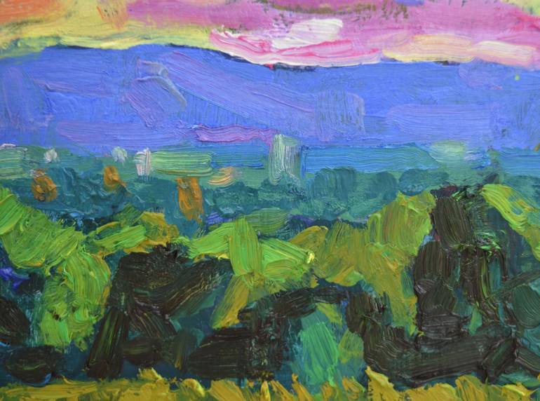 Original Fauvism Landscape Painting by Mykola Kozlovskyi